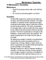 Preview for 105 page of AUDIOLINE M 4500 Operating Instructions Manual