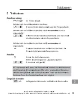 Preview for 17 page of AUDIOLINE Monza 480 Operating Instructions Manual