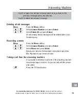 Preview for 83 page of AUDIOLINE Monza 480 Operating Instructions Manual