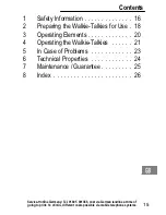 Preview for 15 page of AUDIOLINE PMR 15 Operating Instructions Manual