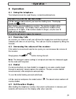 Preview for 29 page of AUDIOLINE TEL49 CLIP Operating Instructions Manual