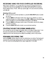 Preview for 19 page of AUDIOLINE VR-C10 Operating Instructions Manual