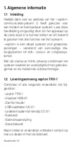 Preview for 44 page of AUDIOropa xepton TRX-1 User Manual