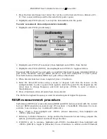 Preview for 71 page of audioscan RM500SL User Manual