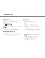 Preview for 12 page of AudioSonic HF-1253 Instruction Manual