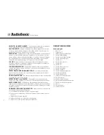 Preview for 14 page of AudioSonic HF-1265 Instruction Manual