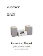 AudioSonic MHF-220BT Instruction Manual preview