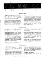 Preview for 2 page of AudioSource AMP One Owner'S Manual