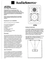 AudioSource AS5s Installation Manual preview