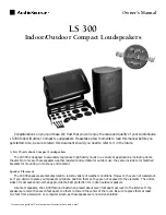 AudioSource LS300 Owner'S Manual preview