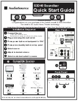 AudioSource S3D40 Quick Start Manual preview