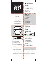 Preview for 2 page of AudioSource SoundPop User Manual