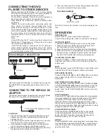 Preview for 7 page of Audiovox D705PK Operation Manual