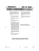 Preview for 8 page of Audiovox DT921C User Manual