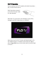 Preview for 8 page of Audiovox FLO TV AVXMMF1 Owner'S Manual