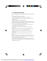 Preview for 4 page of Audiovox FPE1080 Operating Instructions Manual