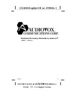 Preview for 17 page of Audiovox gx2400 Owner'S Manual