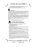 Preview for 4 page of Audiovox GX2401c Owner'S Manual