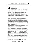 Preview for 5 page of Audiovox GX2401c Owner'S Manual