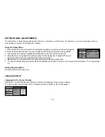 Preview for 10 page of Audiovox VOD850 - Car - Overhead LCD Monitor Operation Manual