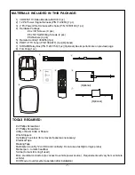 Preview for 3 page of Audiovox VOD8521 - DVD Player / LCD Monitor Installation Manual