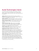 Preview for 21 page of Audyssey Audio Dock Air Product Manual