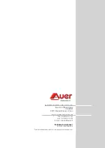 Preview for 32 page of auer 132616 Installation Manual