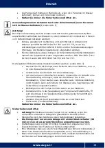 Preview for 18 page of Auga AquaFlow 10000 Operation Instructions Manual