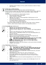 Preview for 20 page of Auga AquaFlow 10000 Operation Instructions Manual