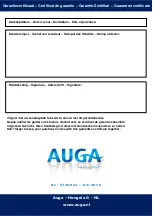 Preview for 28 page of Auga AquaFlow 10000 Operation Instructions Manual