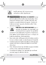 Preview for 22 page of Auriol 72646 Operation And Safety Notes