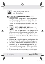 Preview for 54 page of Auriol 72646 Operation And Safety Notes