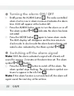 Preview for 22 page of Auriol IAN 88977 Operation And Safety Notes