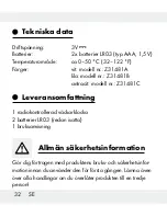 Preview for 32 page of Auriol IAN 88977 Operation And Safety Notes