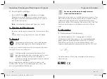 Preview for 6 page of Auriol Z30312A Operation And Safety Notes