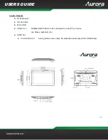 Preview for 18 page of Aurora TAURI TTS-10 User Manual