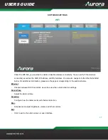 Preview for 27 page of Aurora TAURI TTS-10 User Manual