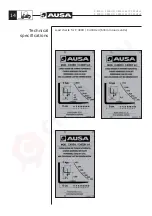 Preview for 16 page of AUSA C 400 H Operator'S Manual