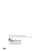 Preview for 24 page of AusClimate D-025 Operation Manual