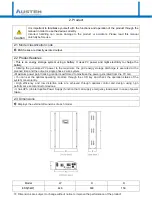 Preview for 5 page of AUSTEM ESS 3kW Installation & Operation Manual