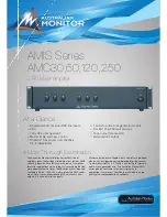 AUSTRALIAN MONITOR AMC120 Brochure & Specs preview