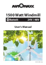 Automaxx 1500 Watts Wind Turbine User Manual preview