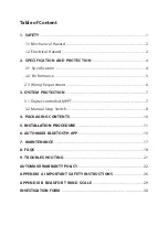 Preview for 3 page of Automaxx 400 Watt Turbine User Manual