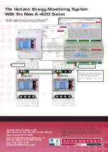 Preview for 16 page of Autometers Systems A-400 Series Programming And Installation Brochure