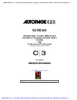 Autopage RSTKE-900 Operation Manual preview