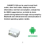 Preview for 3 page of Autophix CARAPP V100 Instruction Manual