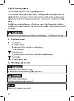 Preview for 20 page of autosen AN001 Operation Instructions Manual