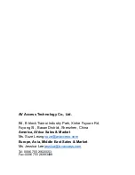 Preview for 20 page of AV Access AVA-SP18-H00 User Manual