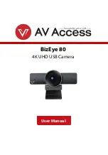 AV Access BizEye 80 User Manual preview