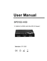 Preview for 1 page of AV Access SP0102-H00 User Manual